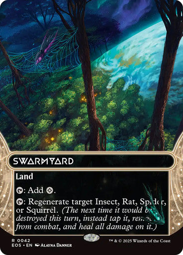 Swarmyard (Borderless) #0042 L R [EOE] [EOS]
