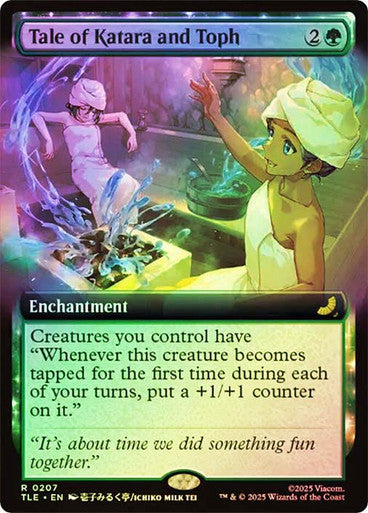 Tale of Katara and Toph (Extended Art Foil) #0207 G R [TLA] [TLE]