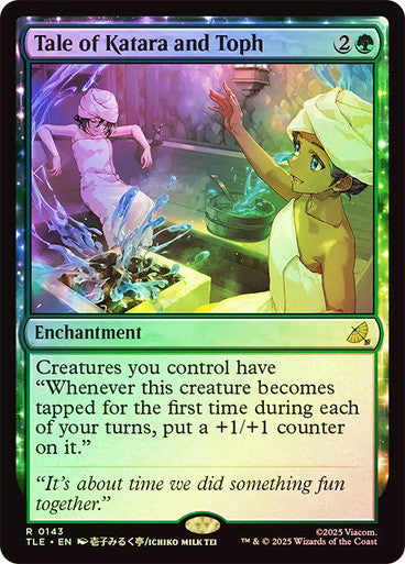 Tale of Katara and Toph (Foil) #0143 G R [TLA] [TLE]