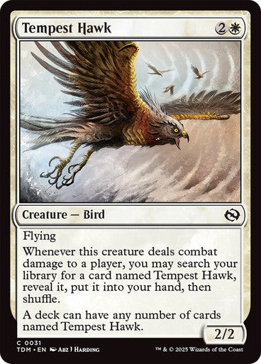 Tempest Hawk #0031 W C [TDM]