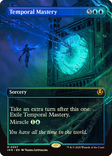 Temporal Mastery (Bordless Foil) #0307 Bu M [INR]
