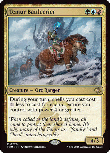 Temur Battlecrier #0228 M R [TDM]