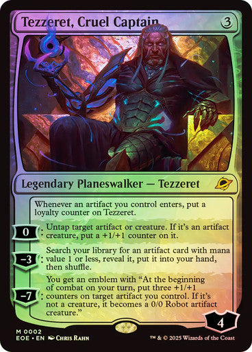 Tezzeret, Cruel Captain (Foil) #0002 C M [EOE]