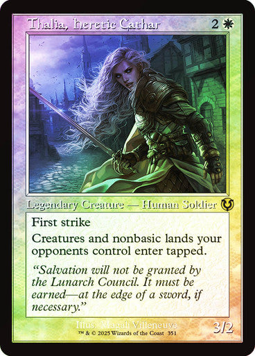 Thalia, Heretic Cathar (Retro Frame Foil) #0351 W R [INR]
