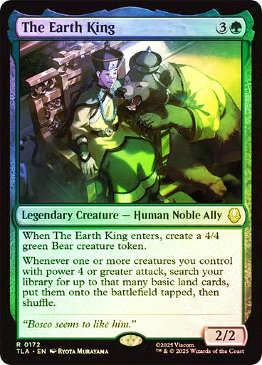 The Earth King (Foil) #0172 G R [TLA]