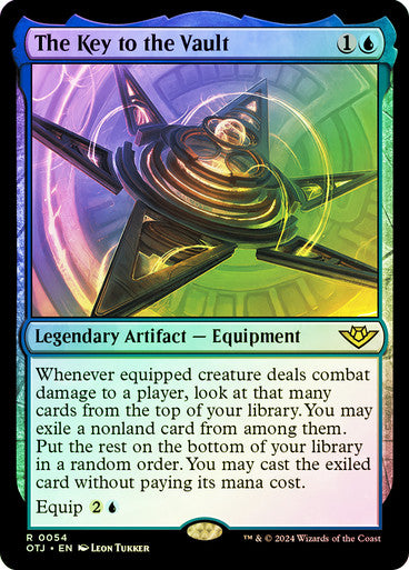 The Key to the Vault (Foil) #0054 Bu R [OTJ]