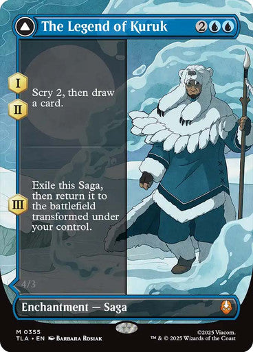 The Legend of Kuruk // Avatar Kuruk (Borderless) #0355 Bu M [TLA]