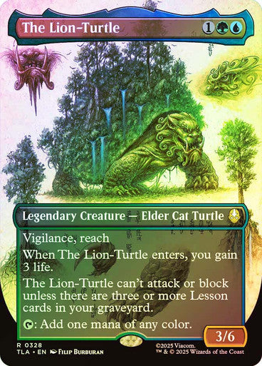 The Lion-Turtle (Borderless Foil) #0328 M R [TLA]