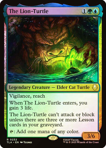 The Lion-Turtle (Foil) #0232 M R [TLA]