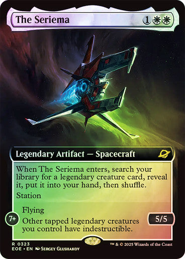 The Seriema (Extended Art Foil) #0323 W R [EOE]