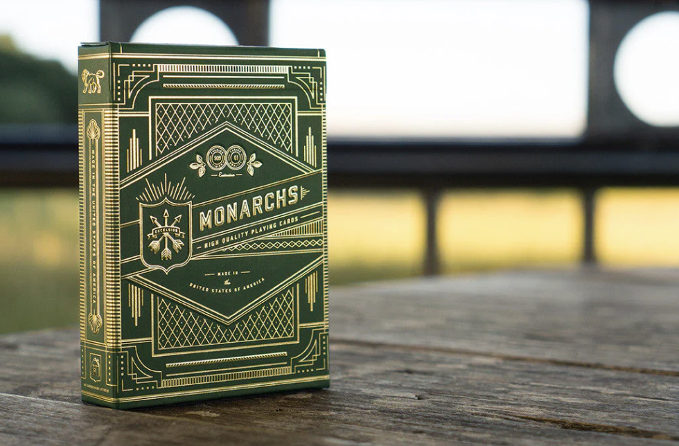 Green Monarchs - Playing Cards - Theory11