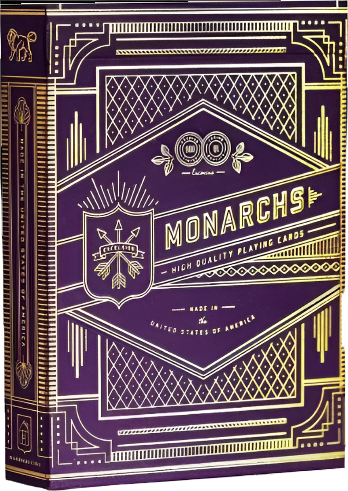 Purple Monarchs - Playing Cards - Theory11