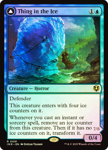 Thing in the Ice // Awoken Horror (Foil) #0091 Bu R [INR]