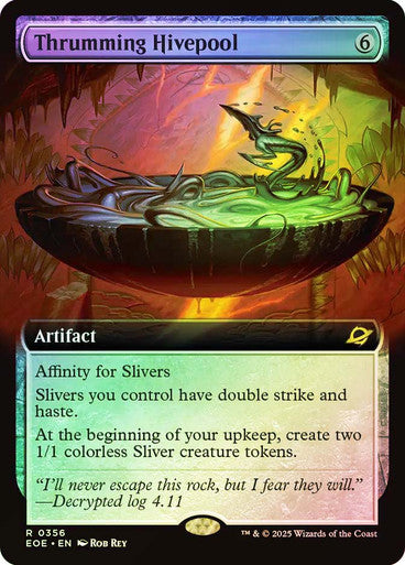 Thrumming Hivepool (Extended Art Foil) #0356 C R [EOE]