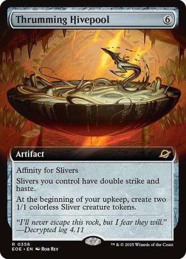 Thrumming Hivepool (Extended Art) #0356 C R [EOE]