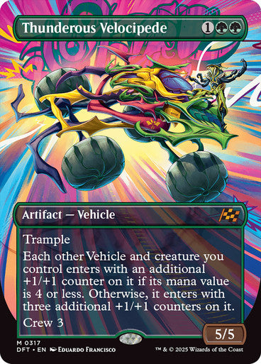Thunderous Velocipede (Borderless) #0317 G M [DFT]
