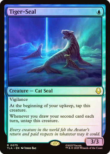 Tiger-Seal (Foil) #0075 Bu R [TLA]