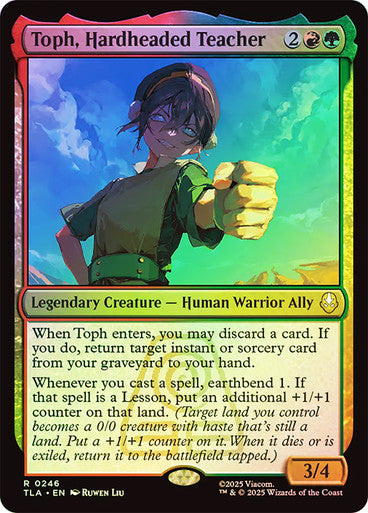 Toph, Hardheaded Teacher (Foil) #0246 M R [TLA]