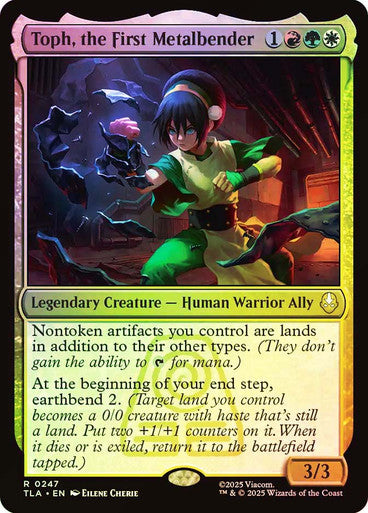 Toph, the First Metalbender (Foil) #0247 M R [TLA]