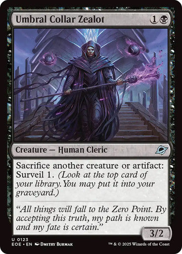 Umbral Collar Zealot #0123 Bk U [EOE]