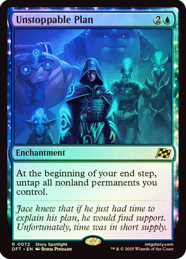 Unstoppable Plan (Foil) #0072 Bu R [DFT]
