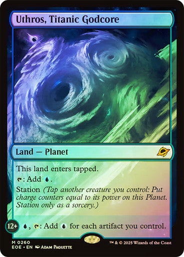 Uthros, Titanic Godcore (Foil) #0260 L M [EOE]