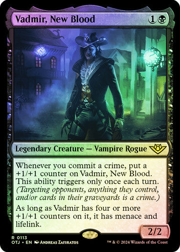 Vadmir, New Blood (Foil) #0113 Bk R [OTJ]