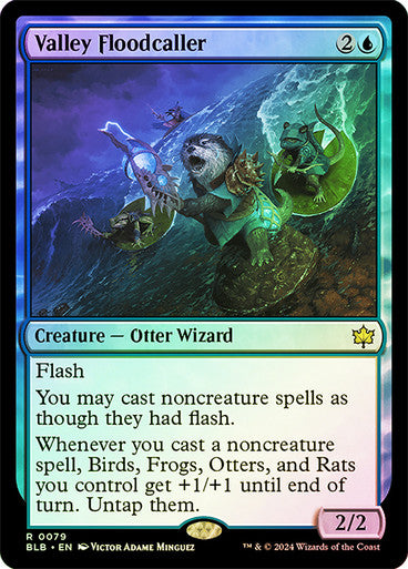 Valley Floodcaller (Foil) #0079 Bu R [BLB]