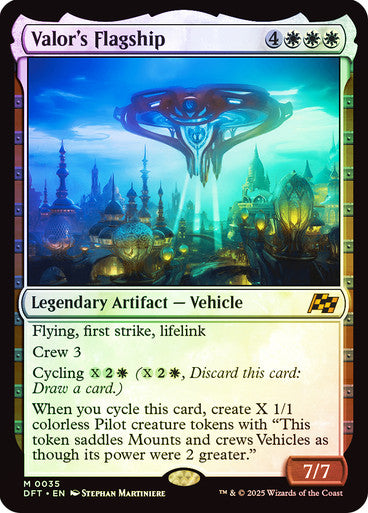 Valor's Flagship (Foil) #0035 W M [DFT]