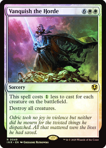 Vanquish the Horde (Foil) #0049 W R [INR]