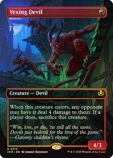 Vexing Devil (Bordless Foil) #0313 R R [INR]
