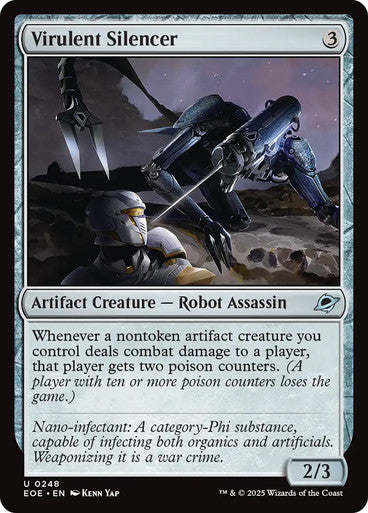 Virulent Silencer #0248 C U [EOE]