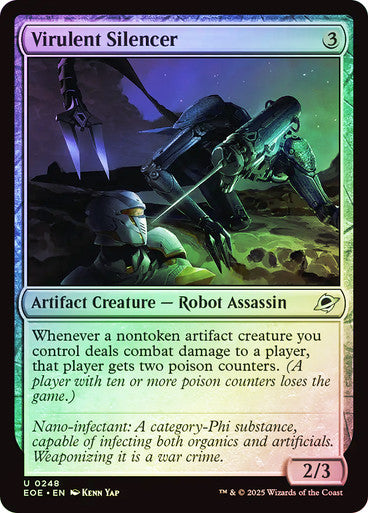Virulent Silencer (Foil) #0248 C U [EOE]