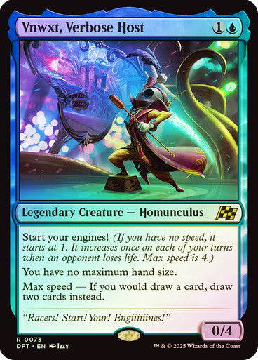 Vnwxt, Verbose Host (Foil) #0073 Bu R [DFT]