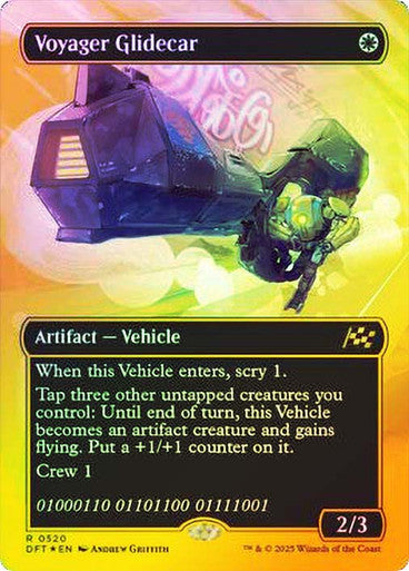 Voyager Glidecar (Borderless First-Place Foil) #0520 W R [DFT]