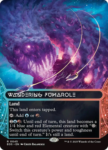 Wandering Fumarole (Borderless) #0045 L R [EOE] [EOS]