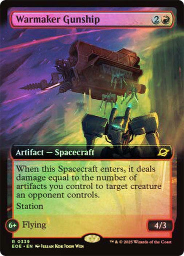Warmaker Gunship (Extended Art Foil) #0339 R R [EOE]