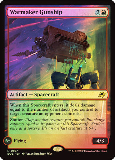 Warmaker Gunship (Foil) #0167 R R [EOE]