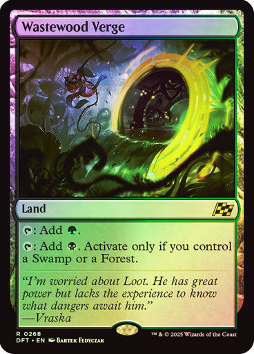 Wastewood Verge (Foil) #0268 L R [DFT]