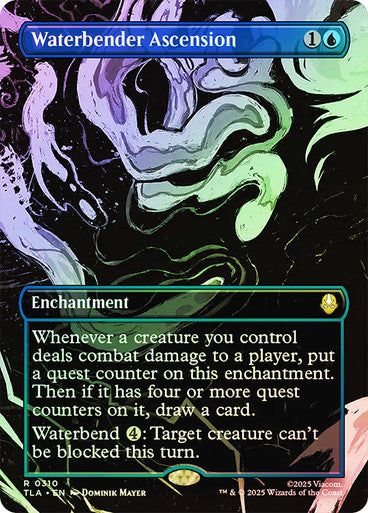 Waterbender Ascension (Borderless Foil) #0310 Bu R [TLA]