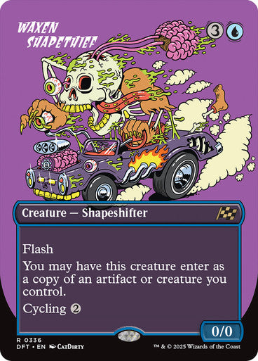 Waxen Shapethief (Borderless) #0336 Bu R [DFT]