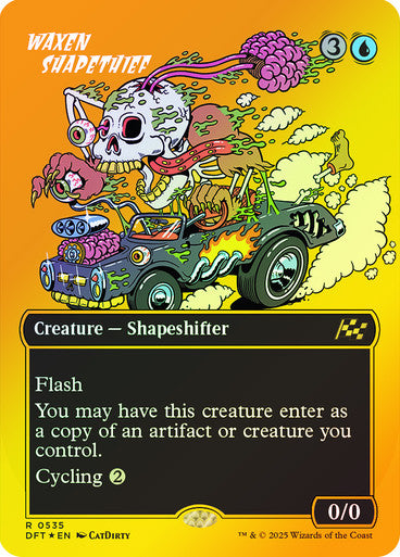 Waxen Shapethief (Borderless First-Place Foil) #0535 Bu R [DFT]