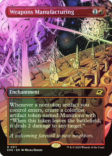 Weapons Manufacturing (Borderless Foil) #0311 R R [EOE]