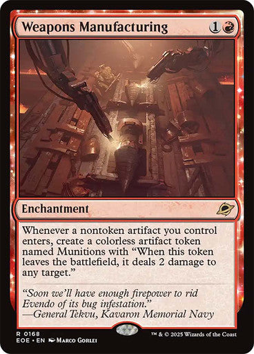 Weapons Manufacturing #0168 R R [EOE]