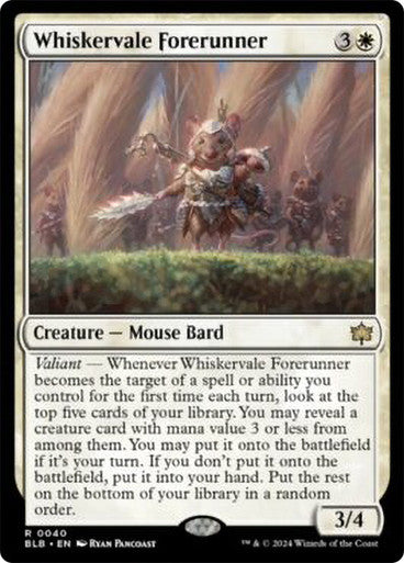 Whiskervale Forerunner #0040 W R [BLB]