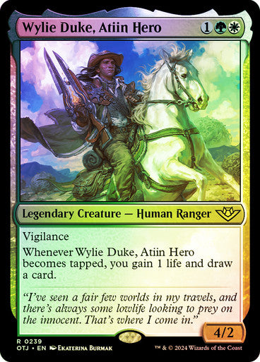 Wylie Duke, Atiin Hero (Foil) #0239 M R [OTJ]