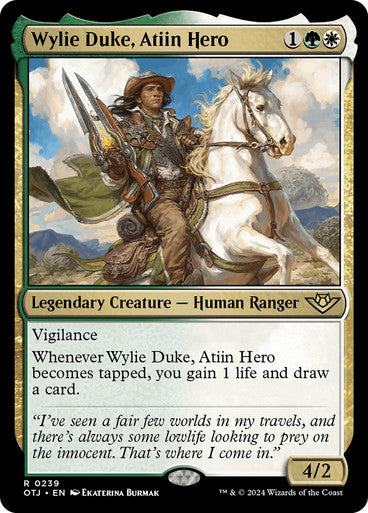 Wylie Duke, Atiin Hero #0239 M R [OTJ]