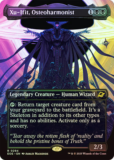 Xu-Ifit, Osteoharmonist (Borderless Foil) #0294 Bk R [EOE]