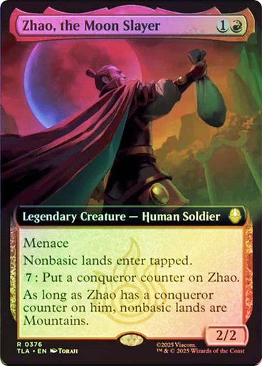 Zhao, the Moon Slayer (Extended Art Foil) #0376 R R [TLA]