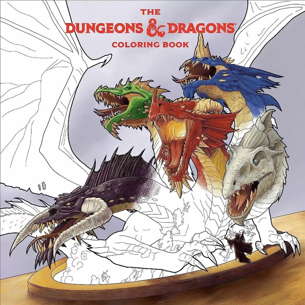 D&D 80 Adventurous Line Drawings - Colouring Book